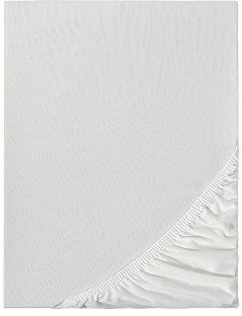 NatureMark Microfaser Boxspringbett & Wasserbett Spannbettlaken 200 x 220 cm - 40 cm Steghöhe - 200x220cm Spannbetttuch - 100% Polyester, Naturweiß/Creme