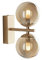 Eco-Light Leuchten Wandleuchte Neptun, Innen,aus Glas u.a. für Wohnzimmer&Esszimmer(2 flammig, G9),mit Kippschalter am Leuchtenkörper,Wandstrahler, Wandbeleuchtung Schlafzimmer, Wohnzimmerlampe
