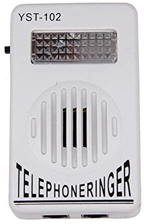 Suoneria Extra-Forte Amplificatore per telefono Strobe Light Flasher Bell Durable and Attractive