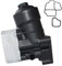 Huiruhy Filtro olio Alloggiamento Filtro olio Radiatore olio Compatibile con A3 A4 A6 Q5 TT 1.6 2.0 TDI 03L115389G 03L115389B