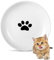 Ceramic Cat Food Plates: Cat Wet Food Bowls/Whisker Fatigue Cat Dishes & Shallow Bowls for Kittens and Small Animals