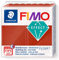 STAEDTLER ofenhärtende Modelliermasse FIMO Effect, metallic Kupfer, hochbrillanter Metallic Glanz mit mineralischen Glimmerpartikeln, Normalblock 57g, weich und geschmeidig, 8010-27