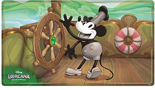 Ravensburger Disney Lorcana TCG Trading Cards for Adults and Kids Age 8 Years Up - Neoprene Game Mat Mickey Mouse