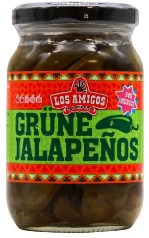 Los Amigos grüne Jalapenos aus Mexiko, 6er Pack (6 x 120g)