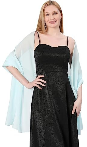 FAIRYGATE Schal Mädchen Chiffon Stola Schal für Kleider in verschiedenen Farben A0418