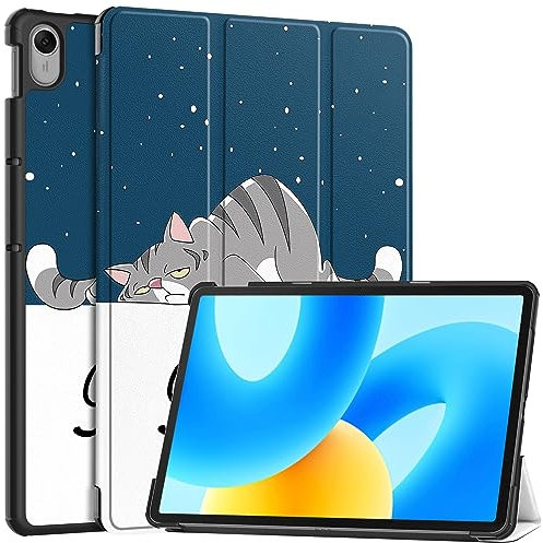AYXYYDS Funda para Huawei Matepad 11.5 Inch (2023), Cubierta Inteligente Ligera Protectora, Case Smart Auto Sueño/Estela (Cat)