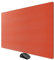 Cacoy PU-Leder Schreibtischunterlage, 100x50cm Doppelseitig Tischunterlage, wasserdichte Mauspad aus Kunstleder, Schreibtischschutz für Büro und Zuhause (Orange)