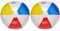 Intex Glossy Panel - Aufblasbarer Wasserball/Strandball - Durchmesser 51 cm (Packung Mit 2)