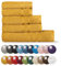 Bassetti Morbido Asciugamano Asciugamani 480 gr 100% Cotone Set da 5 pz (2 da 58x105 cm + 2 da 38x55 cm + 1 da 70X140 cm) - Collezione MONIQUE - TOPAZIO Y3