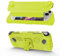 NUHFUFA Protective Cover with Detachable Front Shell for ASUS Rog Ally 7-inch Handheld 2023, Full Coverage with Bracket Anti-Drop Dustproof Ergonomic Grip Case(Yellow)