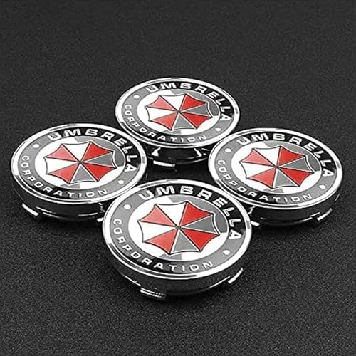 4 Stück Nabendeckel für Suzuki Umbrella 60mm, Auto-Nabenkappen Mit Logo, Radnaben-Mittel Abdeckungen Radnabendeckel Felgendeckel Felgenkappen Autozubehör