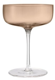 Blomus 4 Sektschalen Set -FUUMI- mundgeblasene Sektschale 220 ml (Coffee)