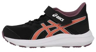 ASICS JOLT 4 PS, Sneaker, Nero/Rosso Deserto, 32.5 EU