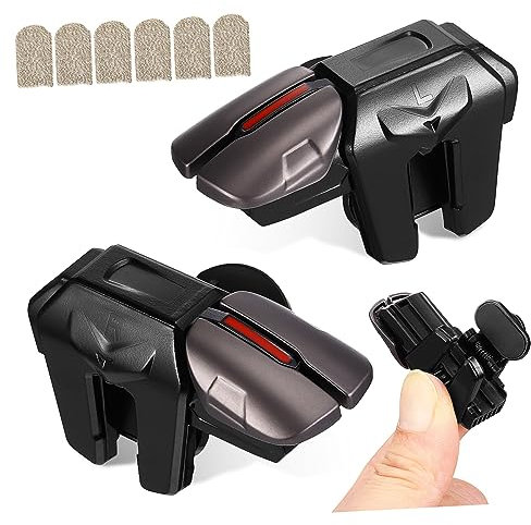 BELLIFFY Mobile Game Triggers for Phone Gaming Game Finger Gloves for Touch Screen Mobile Phone Gaming Accessories