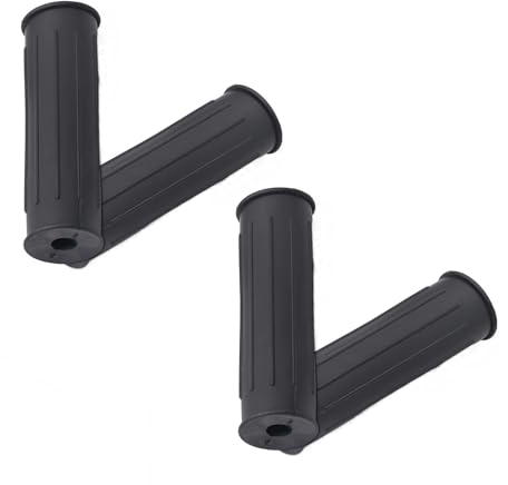 4 Stück Schubkarrengriffe, 25 mm Schubkarren Universal Griffe, rutschfest Ersatzgriffe, Ersatzgriffe für Sackkarre Schubkarre, Kunststoff Karrengriff, für Fahrrad, Rollstuhl, Motorrad