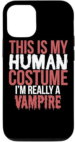 This Is My Human Costume Really A Vampire - Funny Halloween Case for iPhone 12/12 Pro