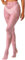 MESU Collants Sexy Taille Haute en Résille Avec Strass étincelants pour Femme Rose
