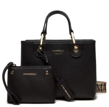 Emporio Armani Damenhandtaschen, Schwarz, Schwarz, Einheitsgröße