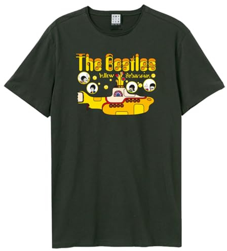 Amplified Unisex Tee - The Beatles Yellow Submarine Bubbles