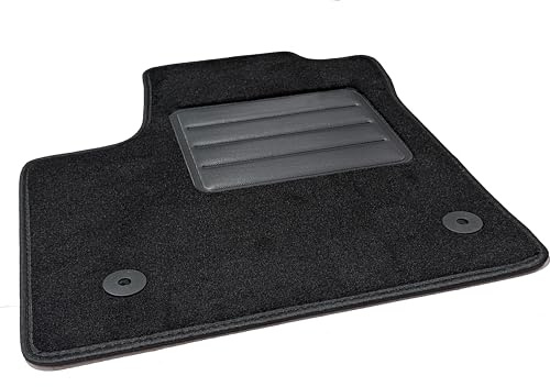 DHCarMats Fahrerseitenmatte passend für Opel Meriva B 2010-2017 | Passgenaue Fußmatte für Fahrerseite, hergestellt in Italien