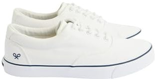 SILBON Zapatilla Lona Clasica Cordones Blanca para Hombre Talla 43