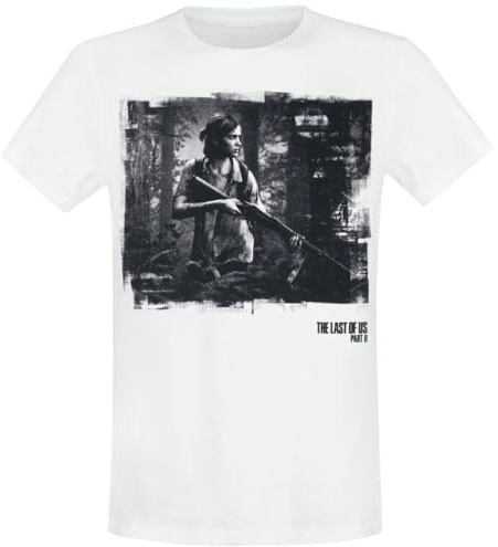 The Last of Us 2 - Ellie Männer T-Shirt weiß Fan-Merch, Gaming
