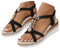 Sandales Compensées Femme Été Chaussures AntidéRapantes Respirantes et Nu-Pieds BohêMe Bout Ouvert Avec Talon Plateforme Elégante Comfy Semi Trailer Sandales