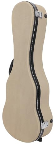 Fockety Ukulele Hard Case, 23in Ukulele -Fall Schutzkastenschutzbeschützer mit Verriegelungswäsche für Kleine Gitarre Verdicken