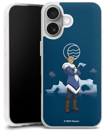 Silikon Hülle kompatibel mit Apple iPhone 17 Case transparent Handyhülle Avatar - Der Herr der Elemente Soka Offizielles Lizenzprodukt