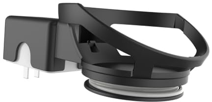 SHINEOFI Non-punch Wall Mount Smart Speaker Bracket for Generation Plastic Holder with Installation Secure Fit Without Wall Damage Compatible with Echo Dot