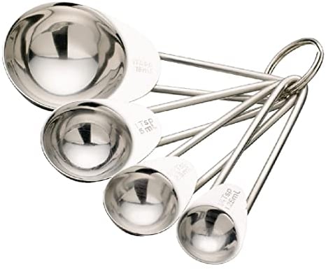 Kitchen Craft Set 4 cucchiai dosatori in acciaio INOX