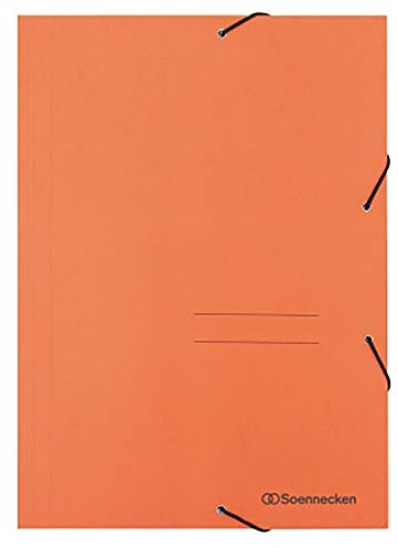 Soennecken Eckspanner 1475 DIN A4 3Klappen und Gummizug orange