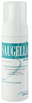 Mousse pour hygiène intime 150ml Protection douce et active Saugella