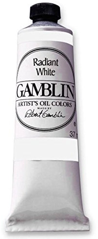 Gamblin G1890 Artistes 37ml grade de couleur - l'huile - Radiant White