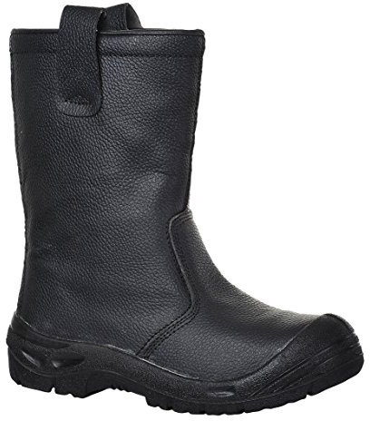 Portwest FW29 Bottes Rigger Steelite avec Coque de Protection Noir, 45