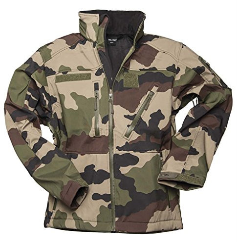 Mil-Tec Miltec Veste Softshell Scu 14 Cce Camo Noir 903
