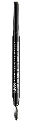 NYX Professional Makeup Augenbrauenstift, Precision Brow Pencil, Beidseitig mit flachem Augenbrauenstift und Bürstchen, Vegane Formel, Farbton: Espresso