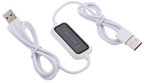 Aukson P79C - Cavetto Cavo Dati ad Alta Velocità, USB 2.0 a USB 2.0, Cavo per Copia Multimediale, Trasferimento Dati, da PC a PC, 160 cm, Solo per Windows