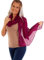 DOLCE ABBRACCIO by RiemTEX ® Schal Damen PRIMA DONNA Stola Tuch aus Wildseide in Weinrot Rot Tücher in 31 Unifarben Halstücher Seidentuch Schals Damen Halstuch Seidenschal (Weinrot)