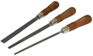 NAREX 854201 - Set di 3 lime per legno, 150 mm