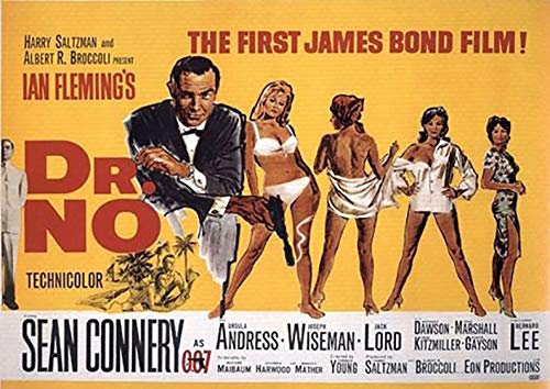 My Little Poster Plakat affiche Sean Connery DR. NO Classic Movie Original