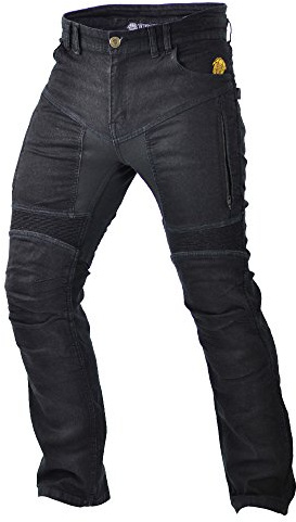 Trilobite Herren Parado Regular Version Jeans, Schwarz, 44W Taille Courte