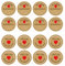 480 Stück Etiketten Marmelade Aufkleber Einmachgläser Marmeladenglas Sticker Mit Liebe Selbstgemacht Etiketten Selbstklebend Aufkleber Handmade Selbstgemachtes für Geschenkaufkleber Geschenksticker