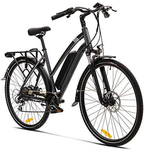 VecoCraft Elektrofahrrad E Bike Athena E-Bike Trekking Pedelec für Damen Herren, 28 Zoll Urban Citybike, mit 36V 250W 13Ah Akku 25km/h 100km, 8-Gang Electric Bike