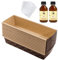 Kit Stampo per Plumcake (10pz x 400 gr) + Aroma per Dolci Fraccaro (2pz - 100 ml) + Sacchetto (10 pz), Stampi di Carta di Pura Cellulosa ideale per l’uso in Forno, resistente al calore 200°C
