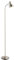 National Lighting Amalfi Standing Floor Lamp - Satin Chrome Finish - Flexible Gooseneck Task Floor Reading Lamp - Rocker On/Off Switch - Tall Indoor GU10 LED Floor Lamp
