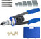 Profi Nietmutternzange Nietenzange Set,Nietenzange Set inkl.150-tlg.Nietmuttern | M5 - M6 - M8 - M10 - M12 | Nietzange | Nietmutternzangen Stahl | schwere Ausführung mit Griffschutz