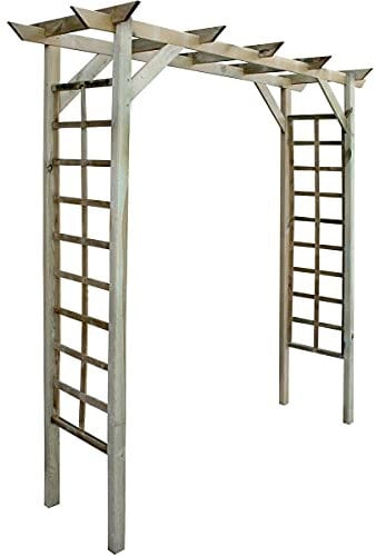 Forest Style Pergola de Jardin Luna en Bois Droite - 210 x 70 x 213,5 cm 0 m² - Cerland