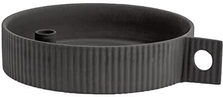 [W] LIDABY Large Dark Grey Candlestick