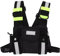 Annadue Universal Radio Brustgurt, Grün Reflektierende Front Pack Tasche Holster Weste für Funkgerät Walkie Talkie, für , für Kenwood, für , für TYT, Etc